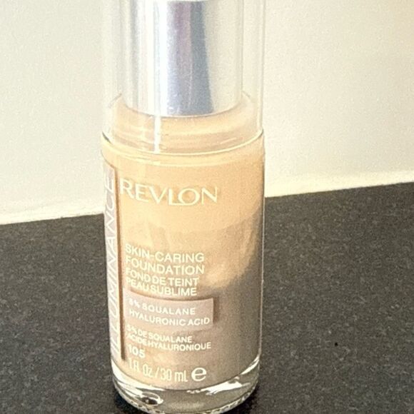 New Revlon Illuminance Skin Caring Liquid Foundation 105 Cream Ivory 1 fl oz - Picture 1 of 4